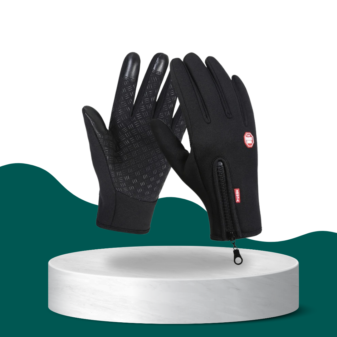 Skorter | Waterproof Gloves: Thermal Gloves with Touch Screen | Biking, Golf, Raynaud's, and Winter Sports