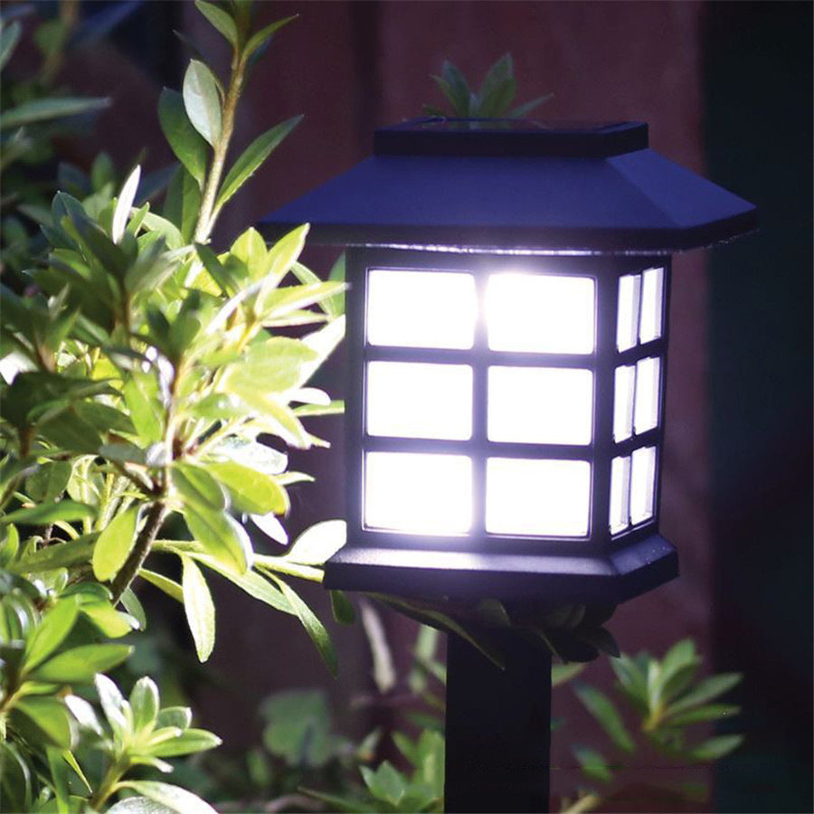 Skorter | Solar Square Lantern LED Outdoor Waterproof Garden Ground Plug Light