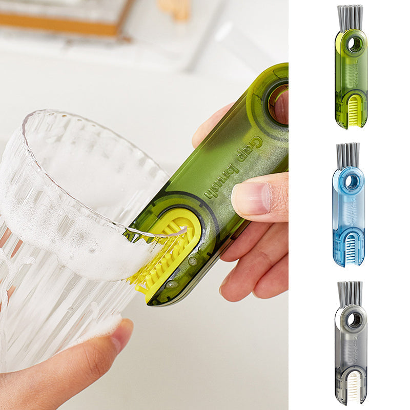 skorter | 3 In 1 Cleaning Brush Multi-Function Bottle Gap Cleaner Brush