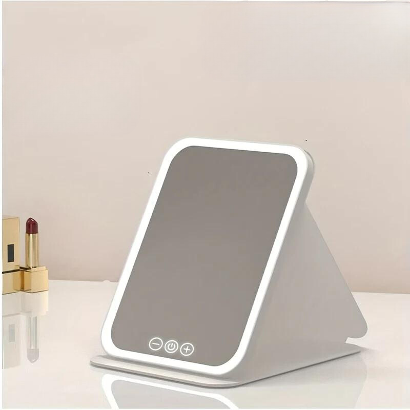 Skorter | LED Makeup Mirror - Dimmable, Rechargeable, 3 Color Modes