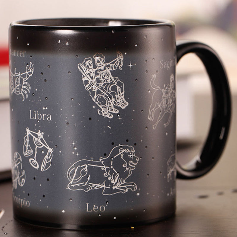 skorter | 12 Zodiac Magical Color Changing Star Mug