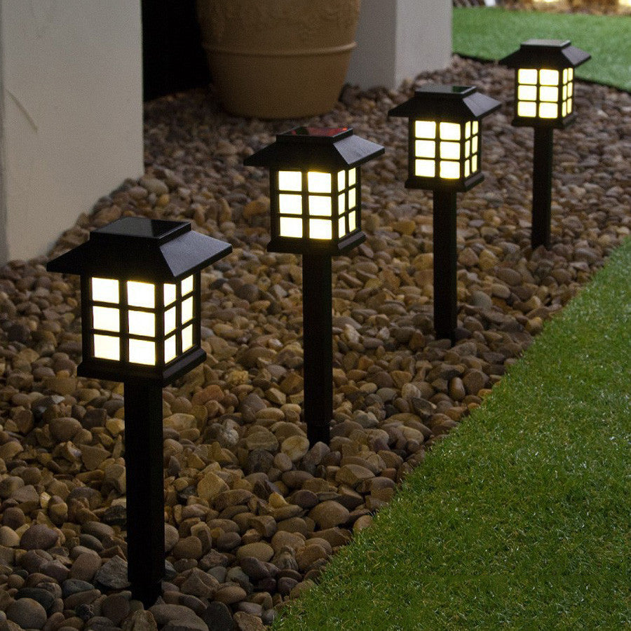 Skorter | Solar Square Lantern LED Outdoor Waterproof Garden Ground Plug Light