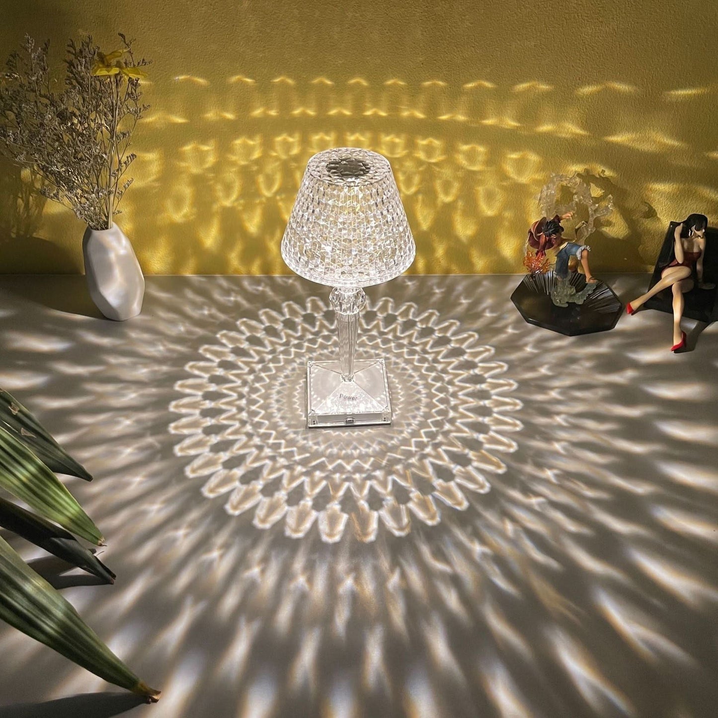 Skorter | Rechargeable Crystal Lampshade Touch LED Lamp