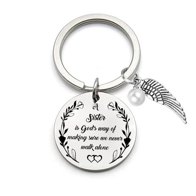 Skorter | A sister is God's way of making sure we never walk alone keychain