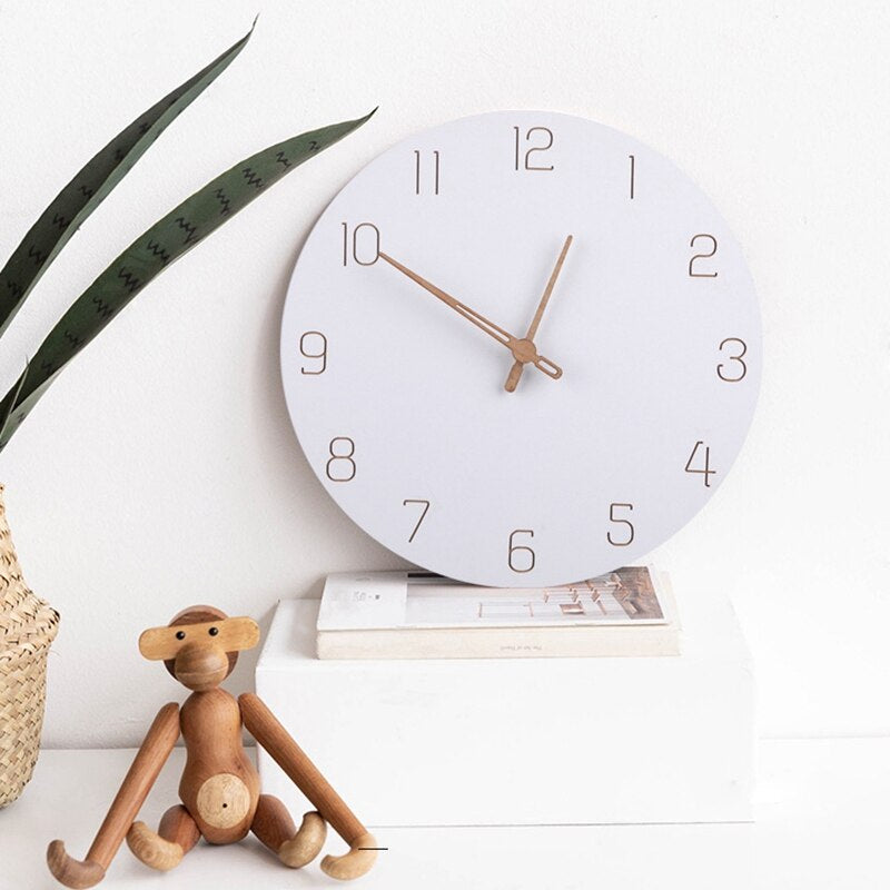 Skorter | Nordic 3D-Wood Wall Clock