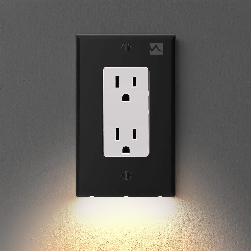 Skorter | Outlet wall plate with LED night lights