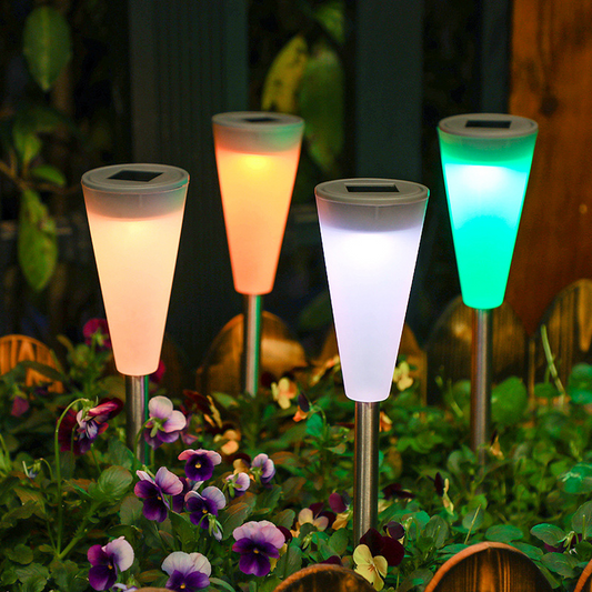 Skorter | Solar LED garden light with color change – Decorative outdoor lighting for flower beds and paths