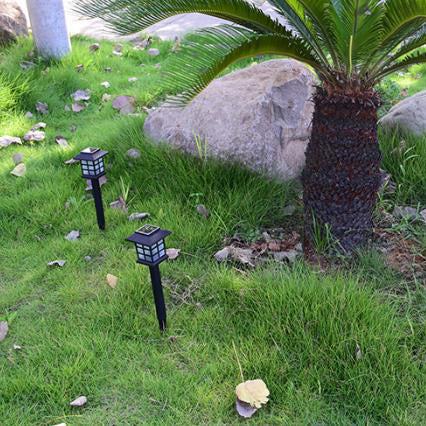 Skorter | Solar Square Lantern LED Outdoor Waterproof Garden Ground Plug Light