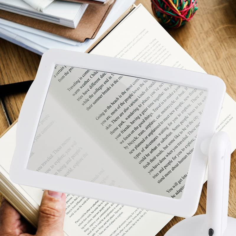 Skorter | Hands-Free LED Desk Magnifier – 3X Magnification for Precision Work
