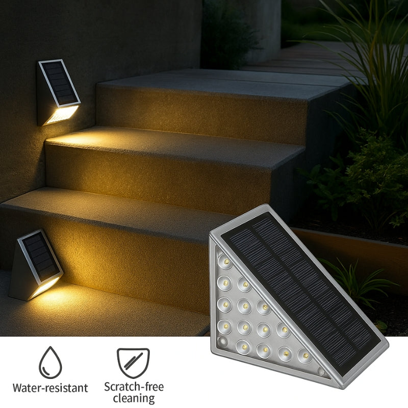 Skorter | Outdoor Solar Stair Lights | Weatherproof, Automatic & Eco-Friendly Lighting for Safe Outdoor Spaces