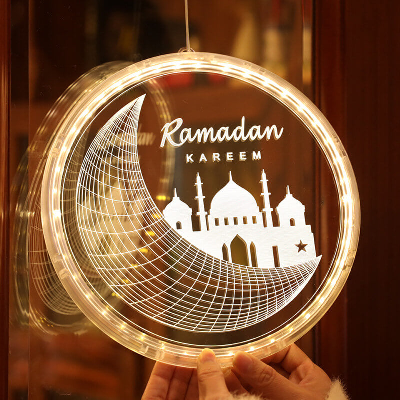Skorter | Eid Ramadan Moon Castle LED Decorative Window Light