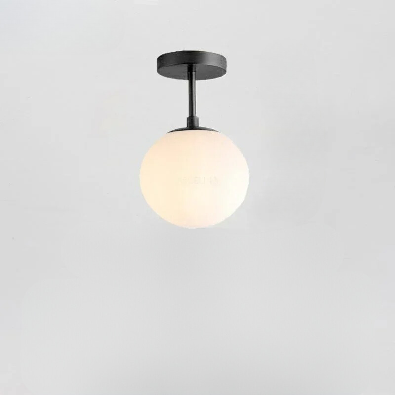 Skorter | NordLux LED Glass Ceiling Light – White Globe