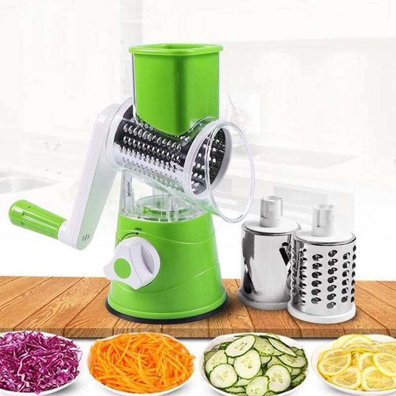 skorter | 3 In 1 Rotating Cheese Grater Vegetable Cutter