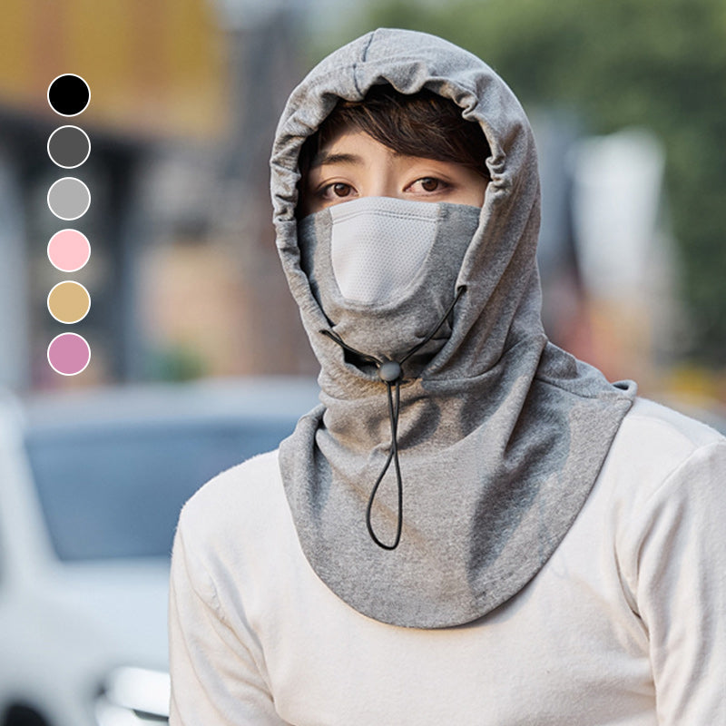 skorter | Hooded Face Mask With Neck Warmer For Cycling