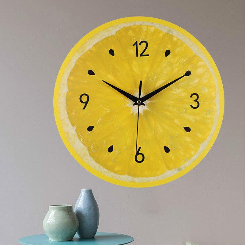 Skorter | LemonTime - Fruity Wall Clock for a Refreshing Kitchen