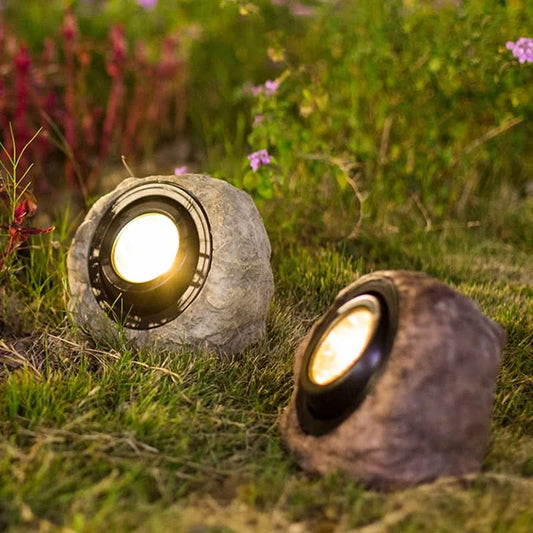Skorter | Solar Rock Light – LED Garden Stone Lamp