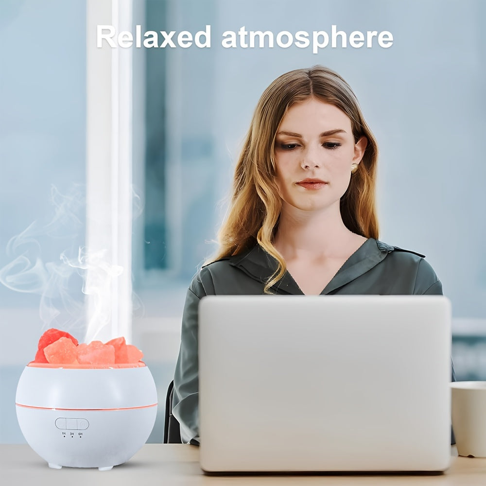 Skorter | Salt lamp diffuser - 3-in-1 essential oil diffuser, Himalayan salt lamps & humidifier
