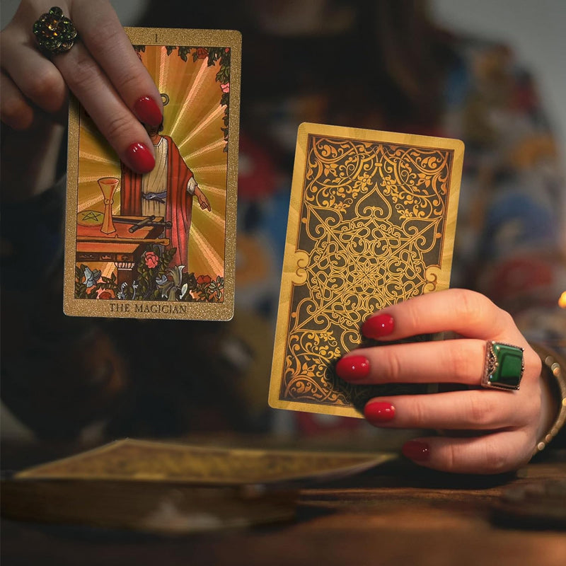 Skorter | Explore the Mystical World of Tarot Gold Foil Tarot