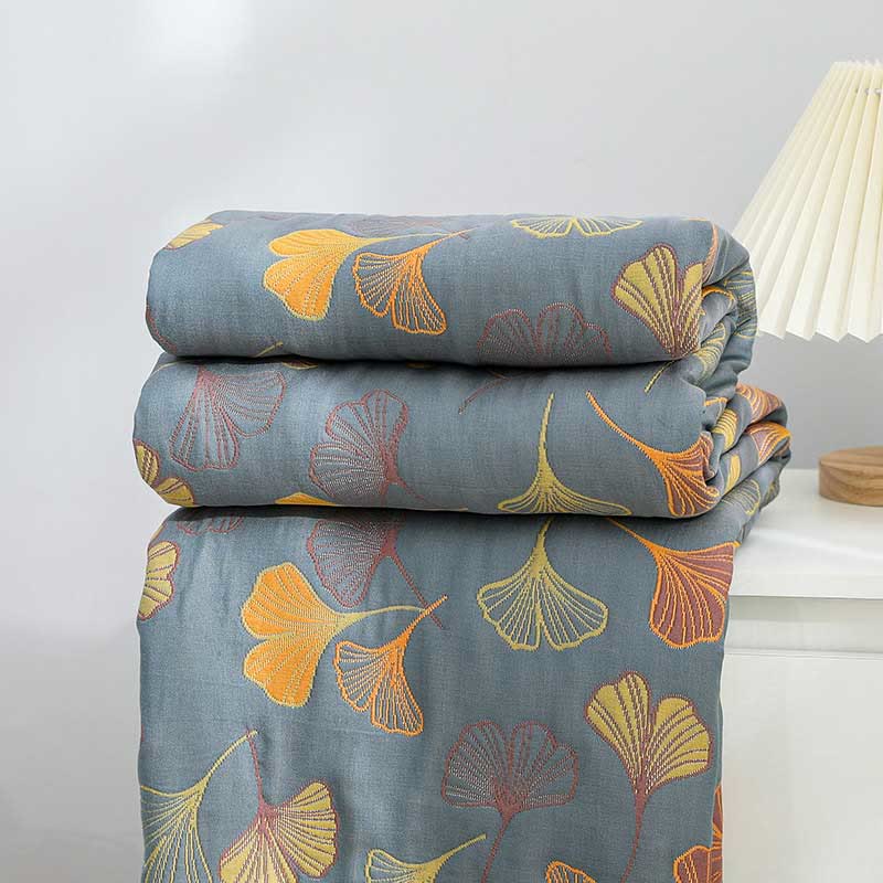 Skorter | LeafNest - Soft Cotton Bed Linen with Leaf Motif
