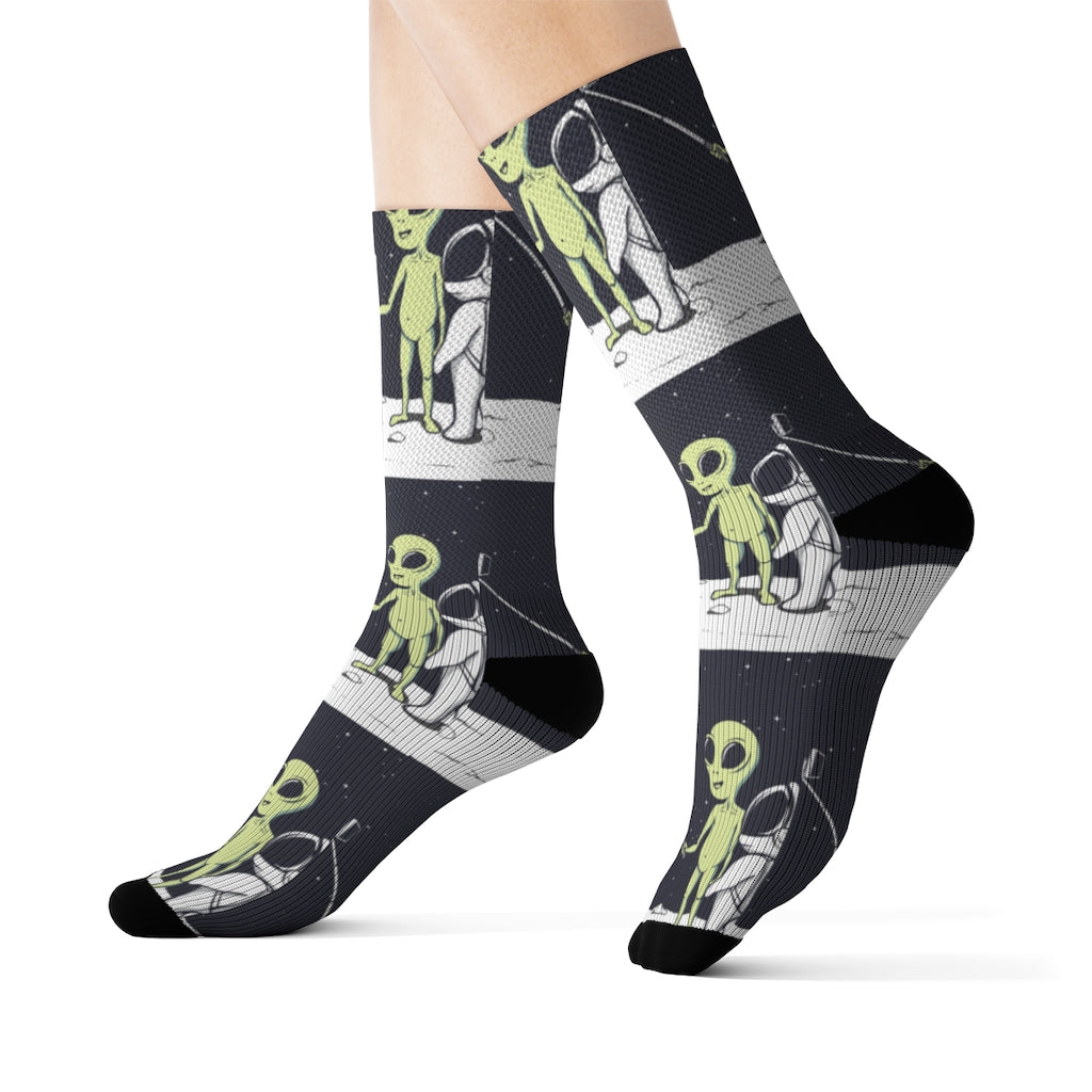 Skorter | Alien Selfie Socks