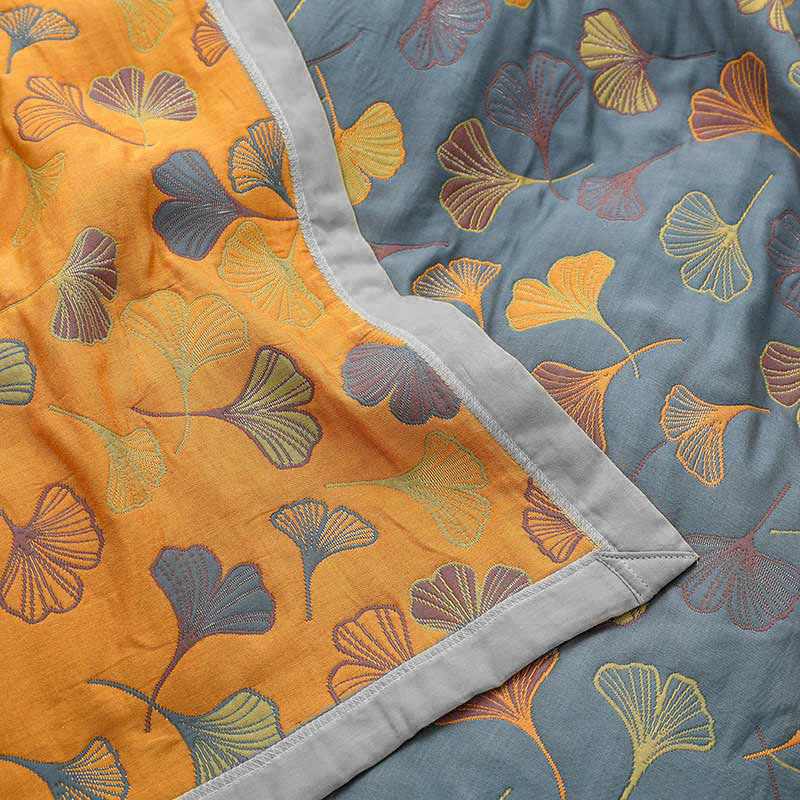 Skorter | LeafNest - Soft Cotton Bed Linen with Leaf Motif