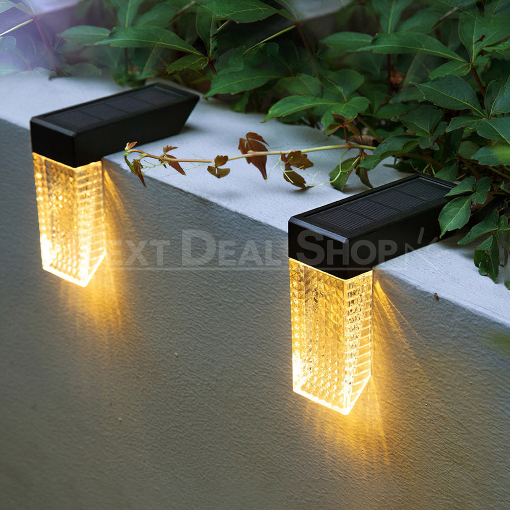 Skorter | 2 Pack - Solar-Powered Outdoor Deck Lights