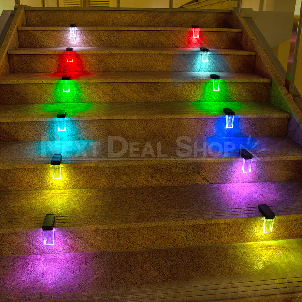 Skorter | 2 Pack - Solar-Powered Outdoor Deck Lights