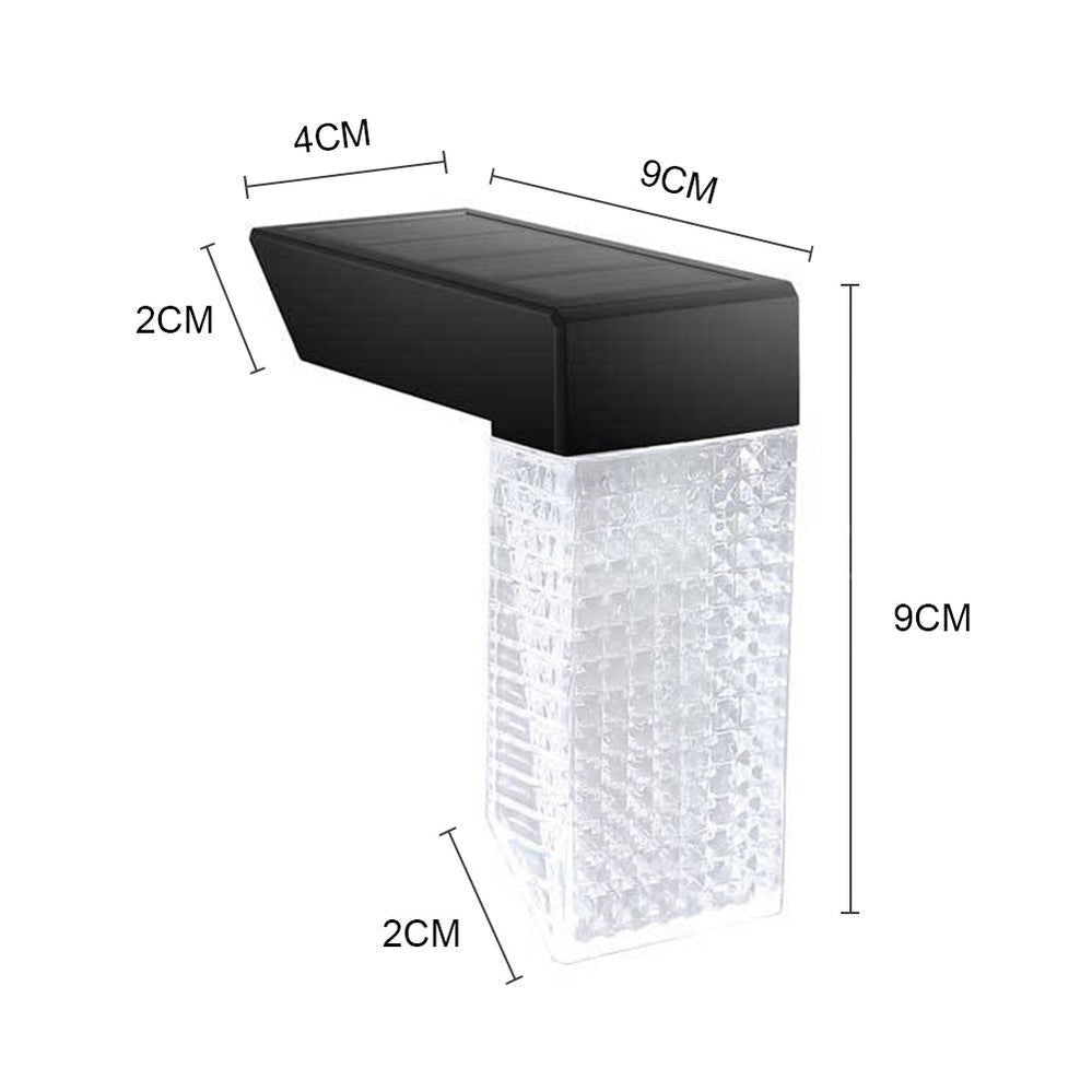 Skorter | 2 Pack - Solar-Powered Outdoor Deck Lights