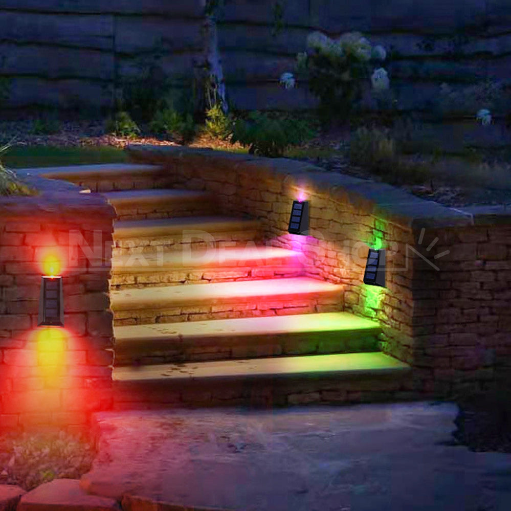 Skorter | 2 Pack - Solar Powered Up & Down Outdoor Wall Light
