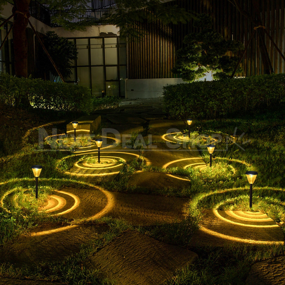 Skorter | 2 pcs - Dual mode solar-powered decorative path lights