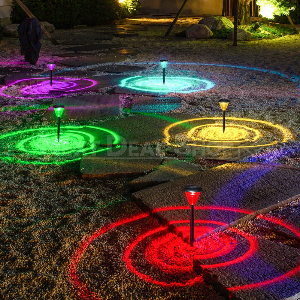 Skorter | 2 pcs - Dual mode solar-powered decorative path lights