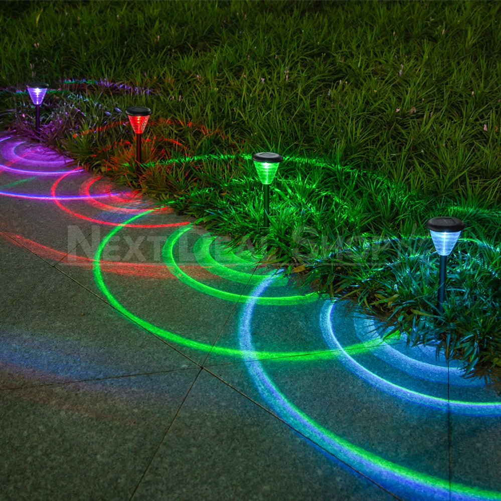 Skorter | 2 pcs - Dual mode solar-powered decorative path lights