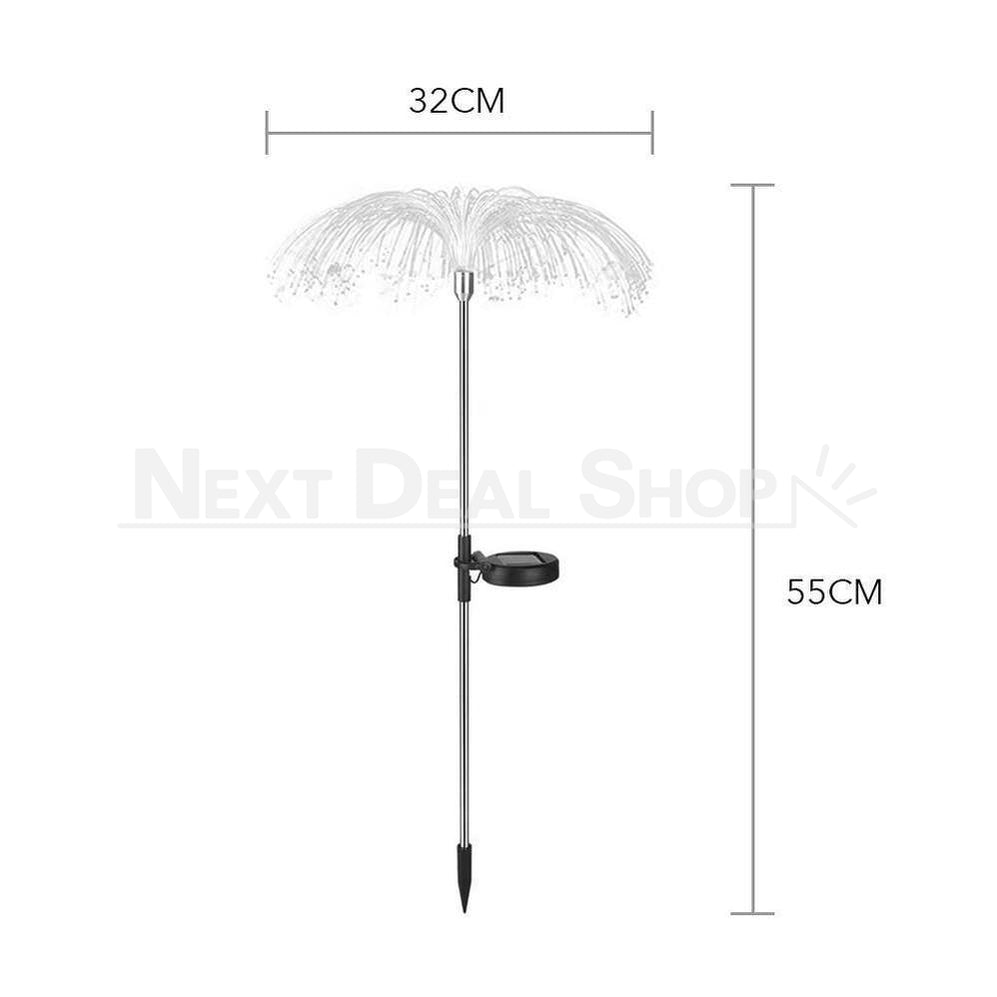 Skorter | 2 Pcs - Solar Powered Color Changing Jellyfish Stake Light
