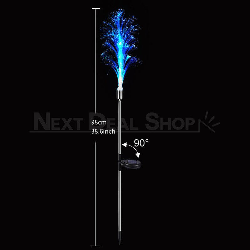 Skorter | 2 Pcs - Solar Powered Color Changing Reed Stake Light