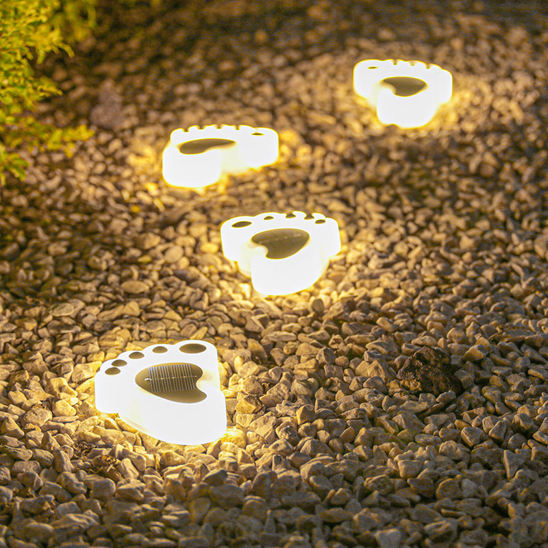 Skorter | 2 pcs - Solar-powered footprint lighting point