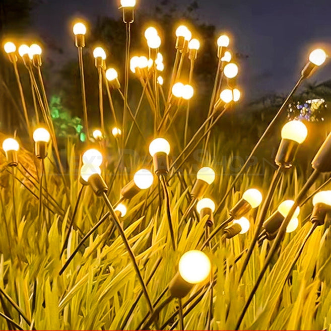 Skorter | 2 pcs - Solar-powered LED glow worm stake light
