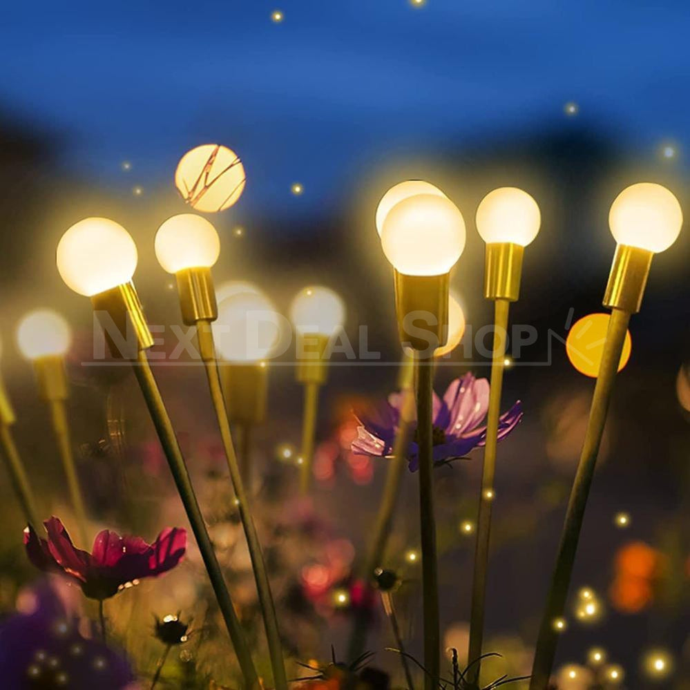 Skorter | 2 pcs - Solar-powered LED glow worm stake light