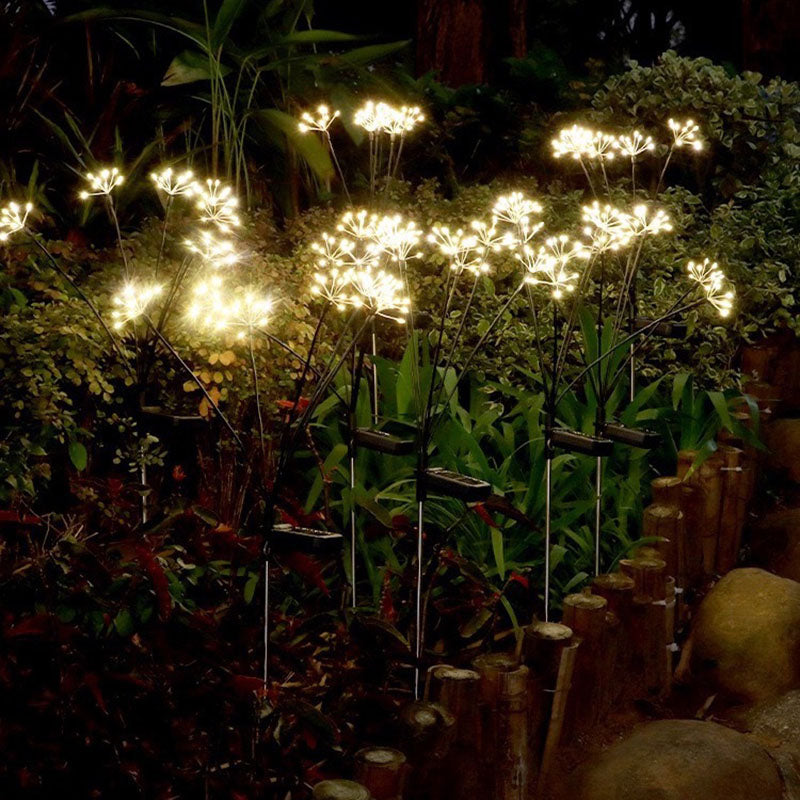 Skorter | 2 Pk - Solar Powered Starburst Garden Stake Light