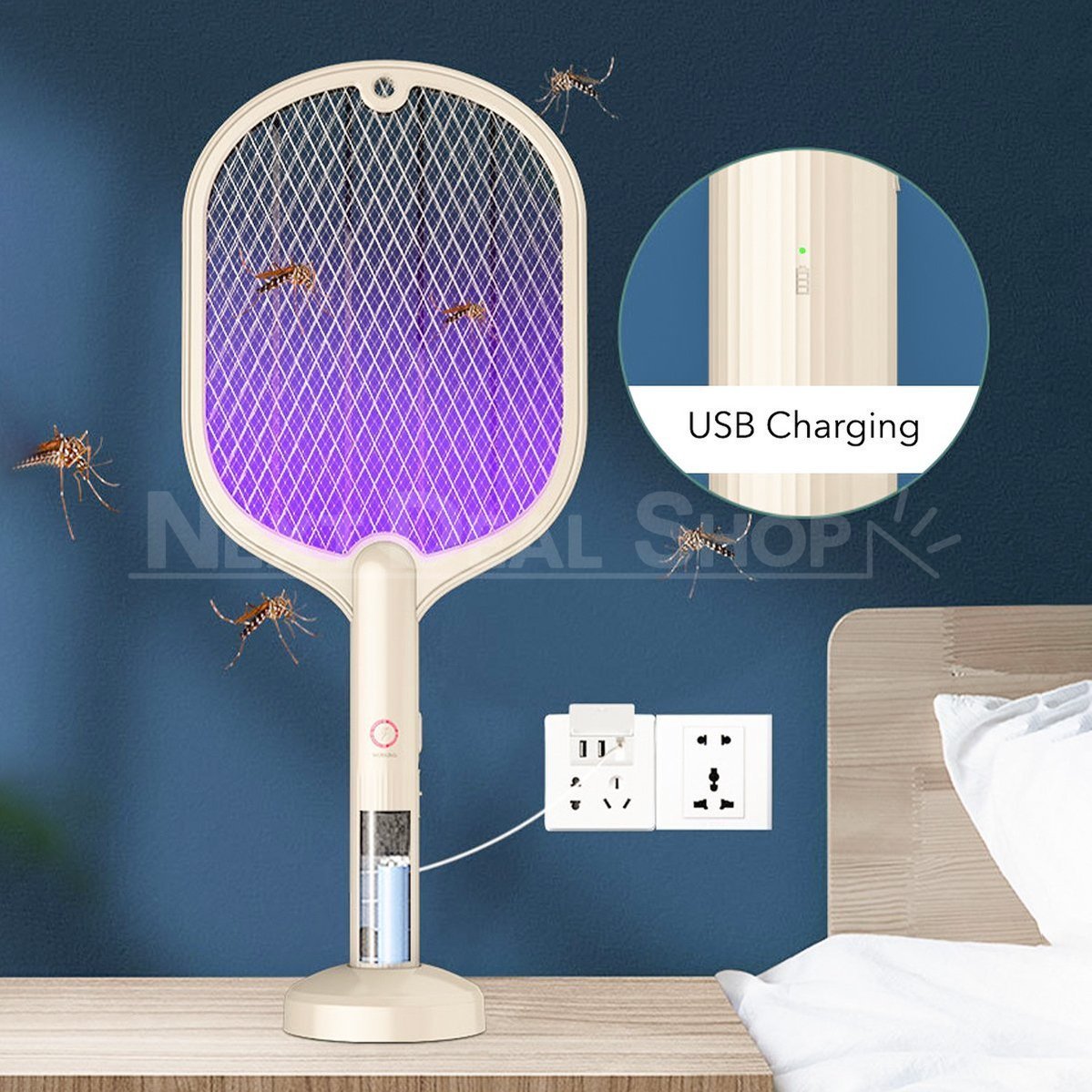 Skorter | 2 in 1 USB Mosquito Racket Lamp