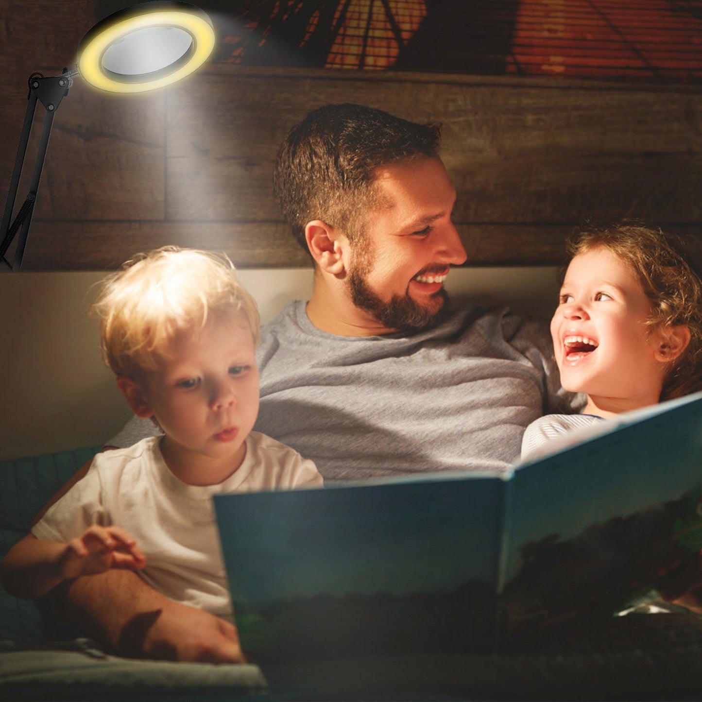 Skorter | 2-in-1 LED Magnifying Lamp with 8x Magnifying Glass