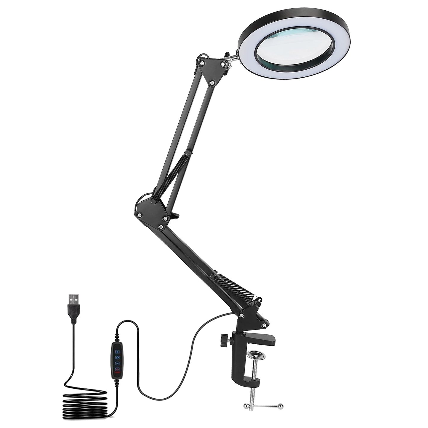 Skorter | 2-in-1 LED Magnifying Lamp with 8x Magnifying Glass