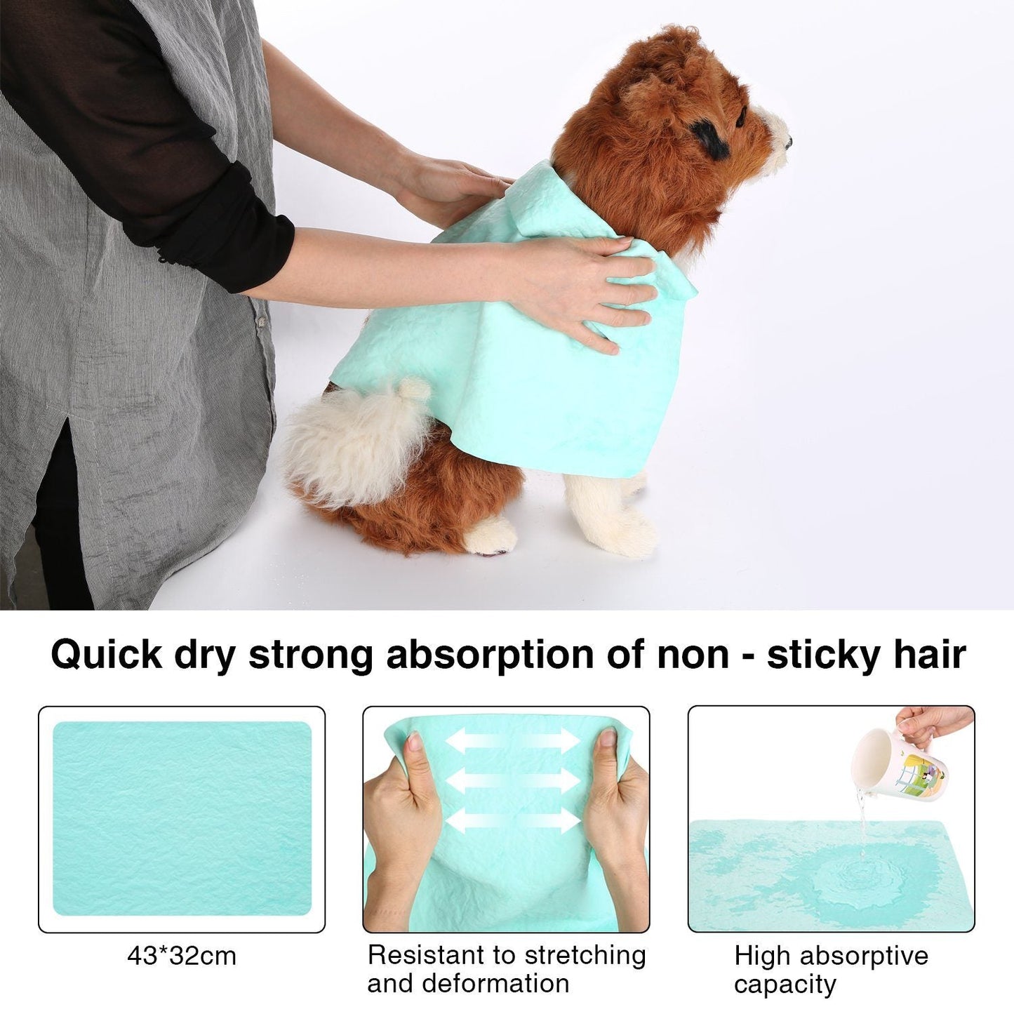Skorter | 2-in-1 Pet Hair Dryer Blower Slicker Brush Portable Dog Cat Grooming Low Noise