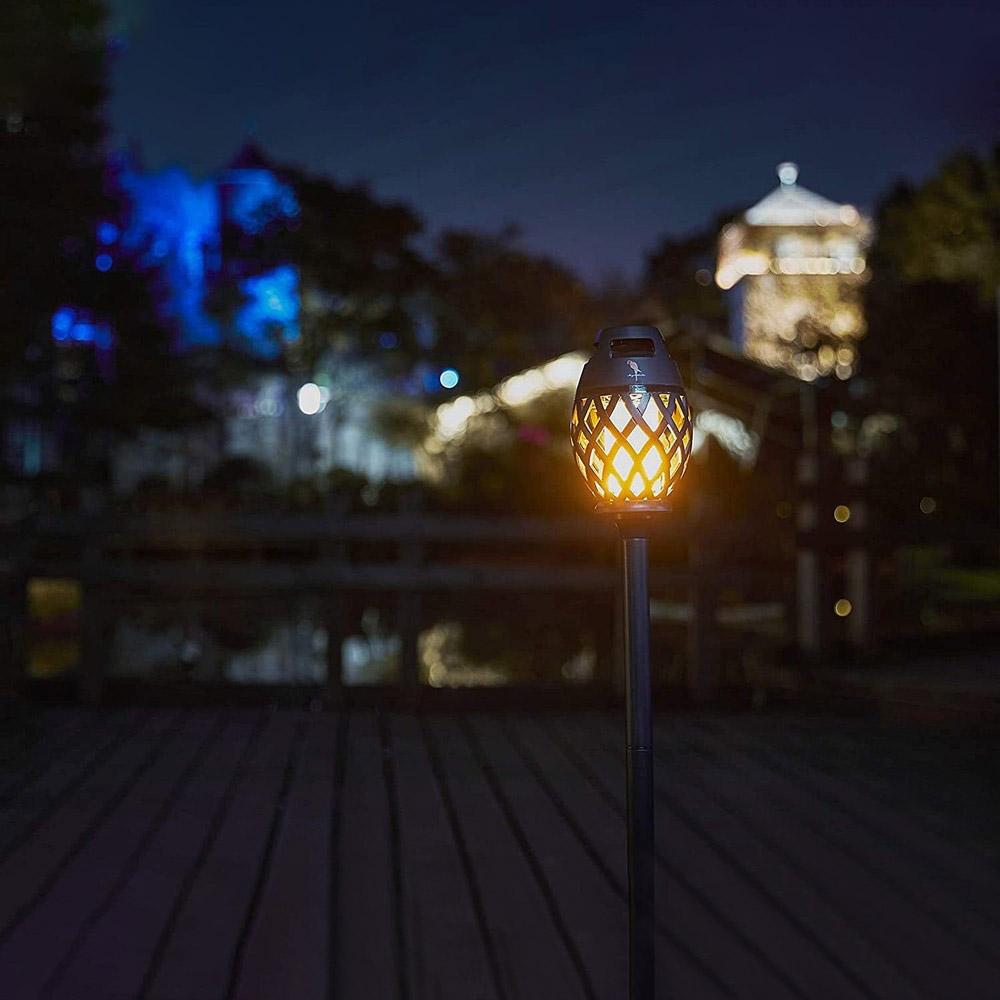 Skorter | 2-Pack: Margaritaville Bluetooth LED Flame Tiki-Torch Speaker