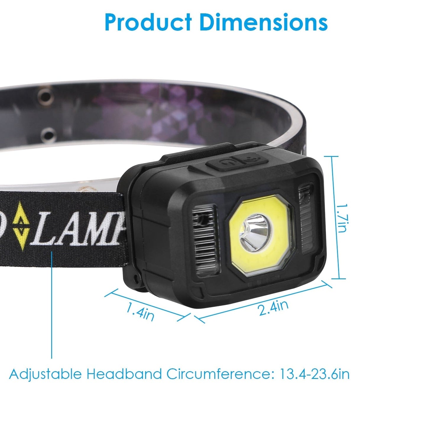 Skorter | 2-Pack: Rechargeable motion sensor headlamp 6 light modes