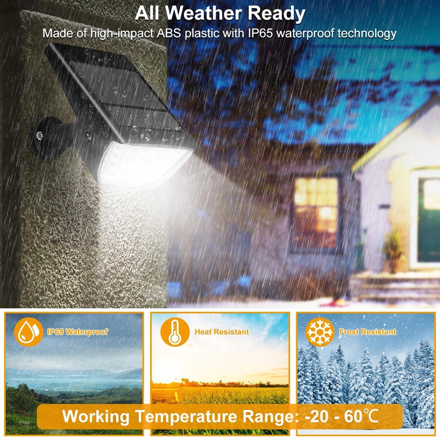 Skorter | 2-Pack: Solarek 32 LED solar landscape spotlights