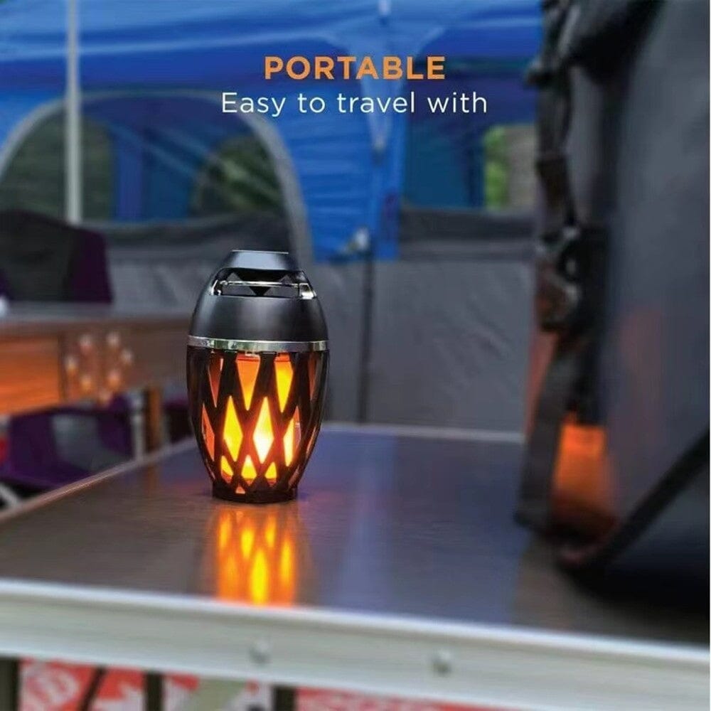 Skorter | 2-Pack: Tiki LED Flame Bluetooth Speakers