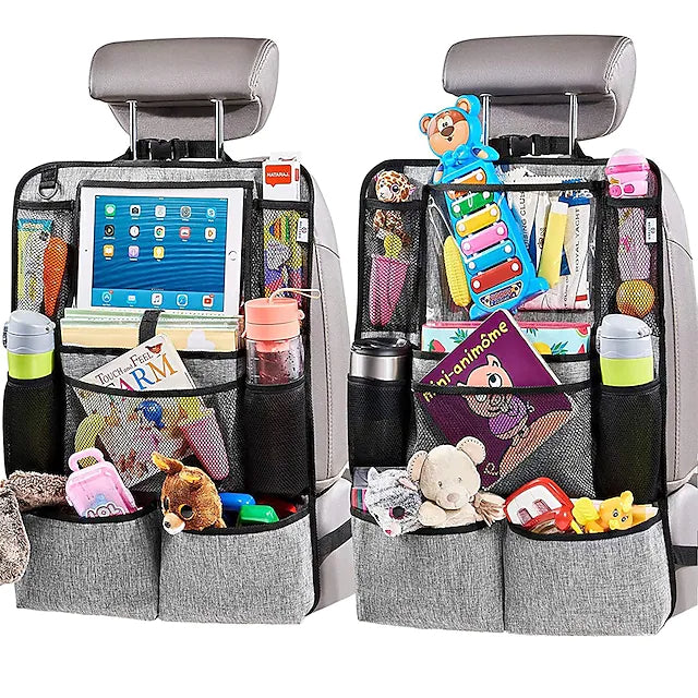 Skorter | 2-piece: Trunk back seat organizer storage bag