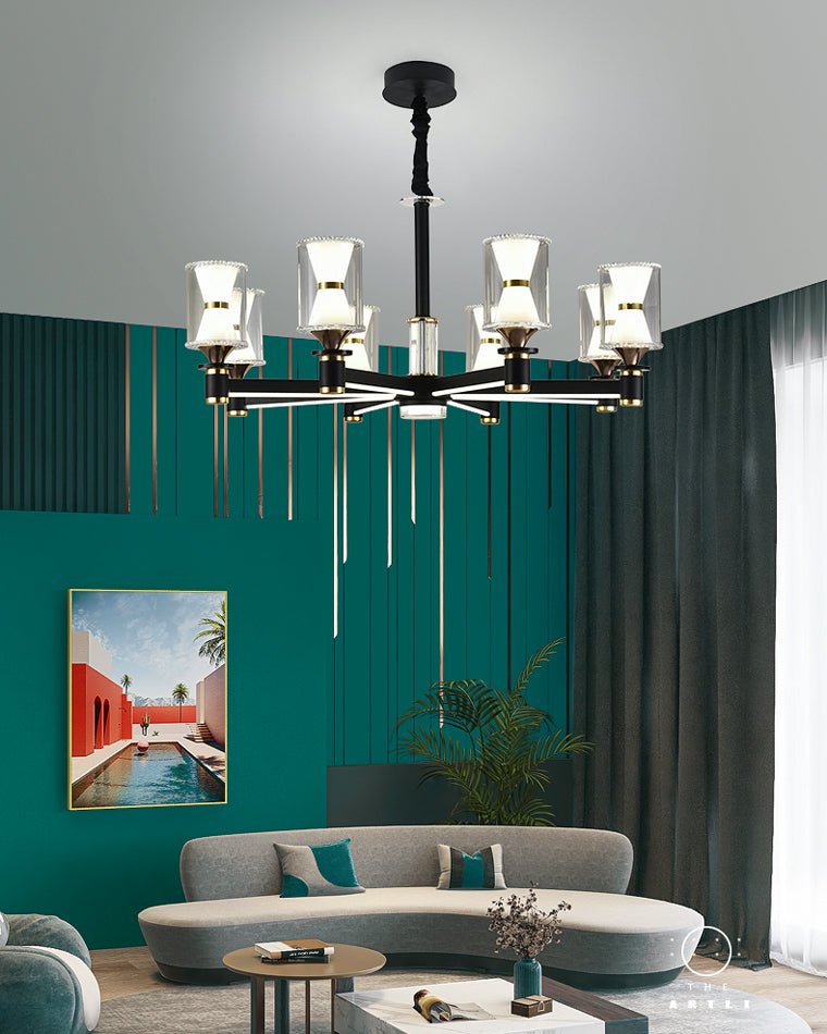 2 Tier - 12 lights Hourglass Chandelier - SKØRTER