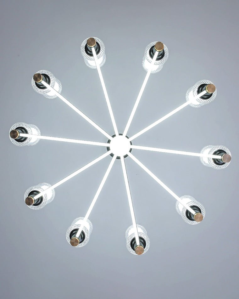 2 Tier - 12 lights Hourglass Chandelier - SKØRTER