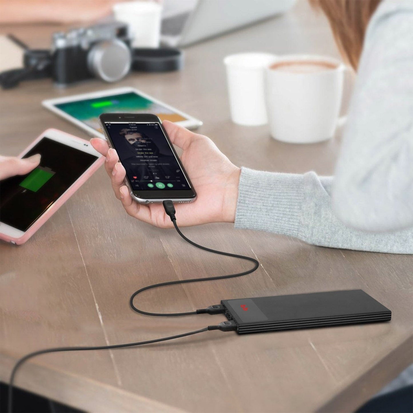 Skorter | 20,000mAh Power Bank Ultra-thin External Battery Pack